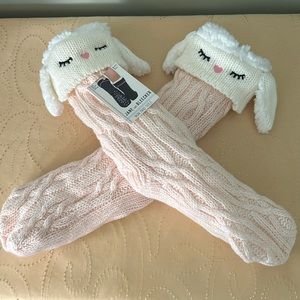 Bunny Fuzzy Slipper Socks